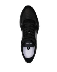 Baskets basses en cuir noires Tom Ford