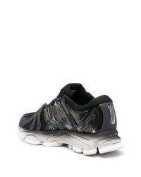 Baskets basses en cuir noires Li-Ning