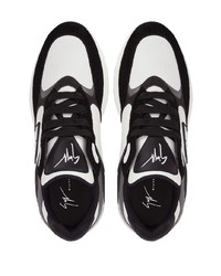 Baskets basses en cuir noires Giuseppe Zanotti