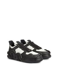 Baskets basses en cuir noires Giuseppe Zanotti