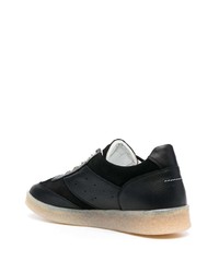 Baskets basses en cuir noires MM6 MAISON MARGIELA