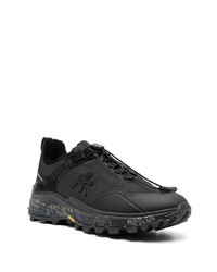 Baskets basses en cuir noires Premiata