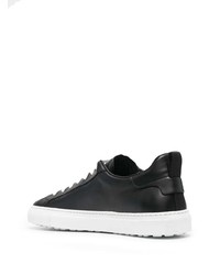 Baskets basses en cuir noires DSQUARED2