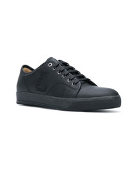 Baskets basses en cuir noires Lanvin