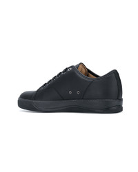 Baskets basses en cuir noires Lanvin