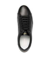 Baskets basses en cuir noires Paul Smith