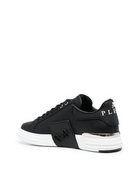 Baskets basses en cuir noires Philipp Plein