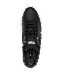 Baskets basses en cuir noires Philipp Plein