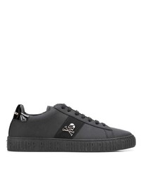 Baskets basses en cuir noires Philipp Plein