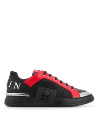 Baskets basses en cuir noires Philipp Plein