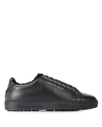 Baskets basses en cuir noires Philipp Plein