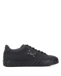 Baskets basses en cuir noires Philipp Plein