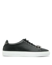 Baskets basses en cuir noires Philipp Plein