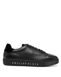 Baskets basses en cuir noires Philipp Plein