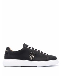 Baskets basses en cuir noires Philipp Plein