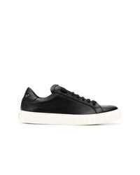 Baskets basses en cuir noires Philipp Plein