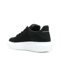 Baskets basses en cuir noires Alexander McQueen