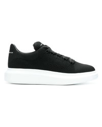 Baskets basses en cuir noires Alexander McQueen