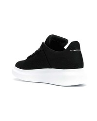 Baskets basses en cuir noires Alexander McQueen