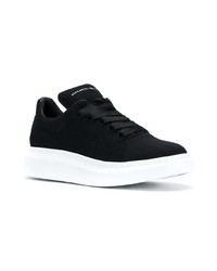 Baskets basses en cuir noires Alexander McQueen