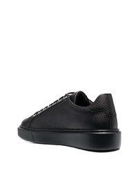 Baskets basses en cuir noires Philipp Plein