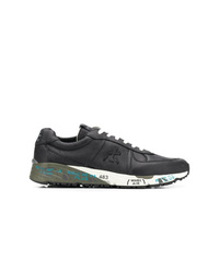 Baskets basses en cuir noires Premiata