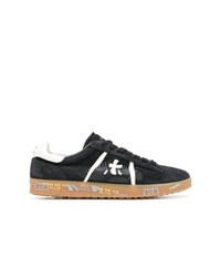 Baskets basses en cuir noires Premiata