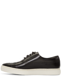 Baskets basses en cuir noires Paul Smith