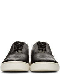 Baskets basses en cuir noires Paul Smith