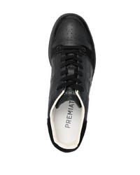 Baskets basses en cuir noires Premiata