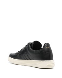 Baskets basses en cuir noires Tom Ford