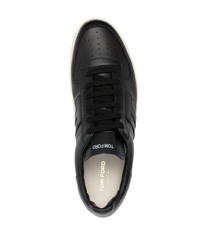 Baskets basses en cuir noires Tom Ford