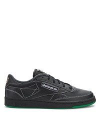 Baskets basses en cuir noires Reebok