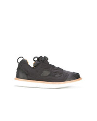 Baskets basses en cuir noires Reebok