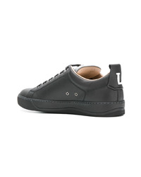 Baskets basses en cuir noires Lanvin