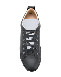 Baskets basses en cuir noires Lanvin