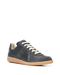 Baskets basses en cuir noires Maison Margiela