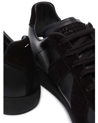 Baskets basses en cuir noires Maison Margiela