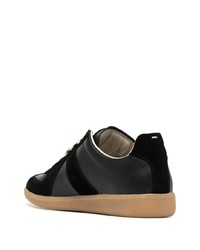 Baskets basses en cuir noires Maison Margiela