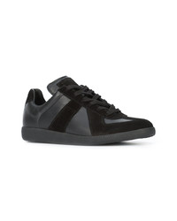 Baskets basses en cuir noires Maison Margiela