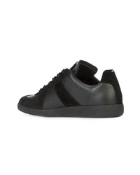 Baskets basses en cuir noires Maison Margiela