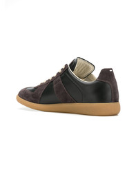 Baskets basses en cuir noires Maison Margiela