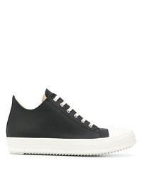 Baskets basses en cuir noires Rick Owens DRKSHDW