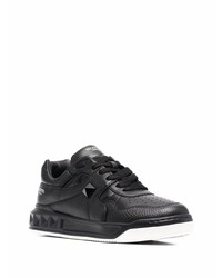 Baskets basses en cuir noires Valentino Garavani