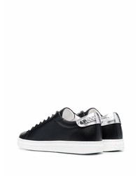 Baskets basses en cuir noires Jimmy Choo