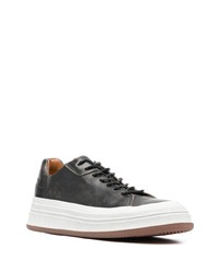 Baskets basses en cuir noires Buttero