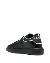 Baskets basses en cuir noires Philipp Plein