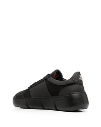 Baskets basses en cuir noires Philipp Plein