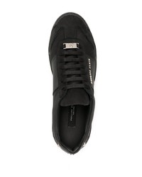 Baskets basses en cuir noires Philipp Plein