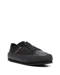 Baskets basses en cuir noires Diesel